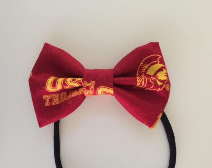 USC fabric hair bow or bow tie
