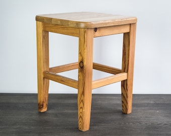 Wood bench. Wood stool. Handmade stool. wooden bench. Rustic wooden stool. Garden bench. Kid stool. Small wooden stool. Small wood bench.