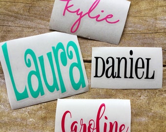 Car decal / yeti decal / Name monogram decal / car decal / name decal / yeti cup decal / monogram decal / name decal / vinyl decal