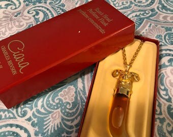 Vintage Ciara Perfume Rams Head Flask