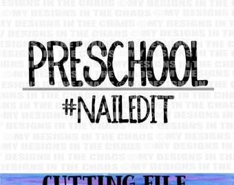 SVG file / Preschool svg / School Cutting file for Silhouette or Cricut / dxf png eps svg cut file / summer cut file / boy svg file / boy