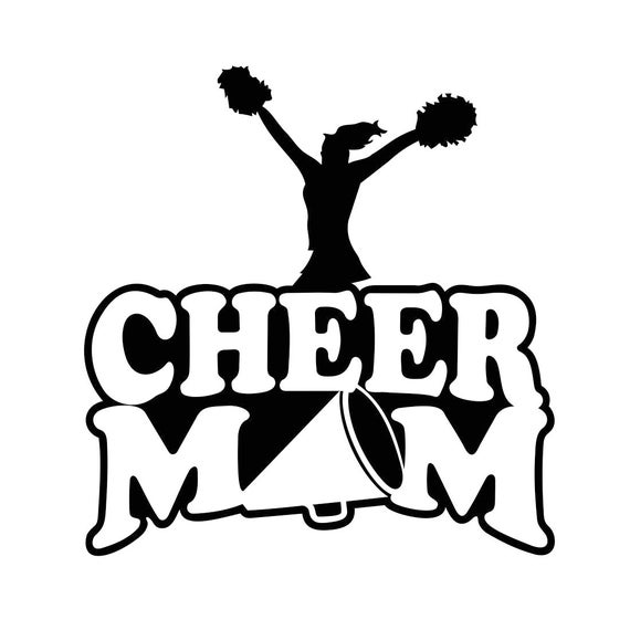 Download Cheer Mom Graphics SVG Dxf EPS Png Cdr Ai Pdf Vector Art Clipart instant download Digital Cut ...