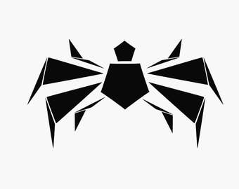 Spider tshirt design SVG/Spider SVG/Geometric spider svg
