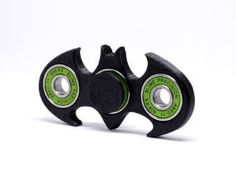 Batman Fidget Spinner. Designed and Manufactured by DIM3NSION 3D Printing. Range of colours and custom personalised designs.