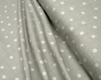 DOUBLE GAUZE • Kokka Nani Iro Pocho • silver 0.54yd (0.5m) 002902