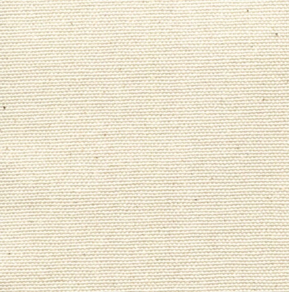 10 oz Preshrunk Cotton Canvas Duck Fabric NATURAL CREAM