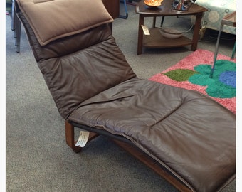 Westnofa Norway Two Position Chaise Lounge Recliner Vintage Ingmar Relling Knut Relling Design