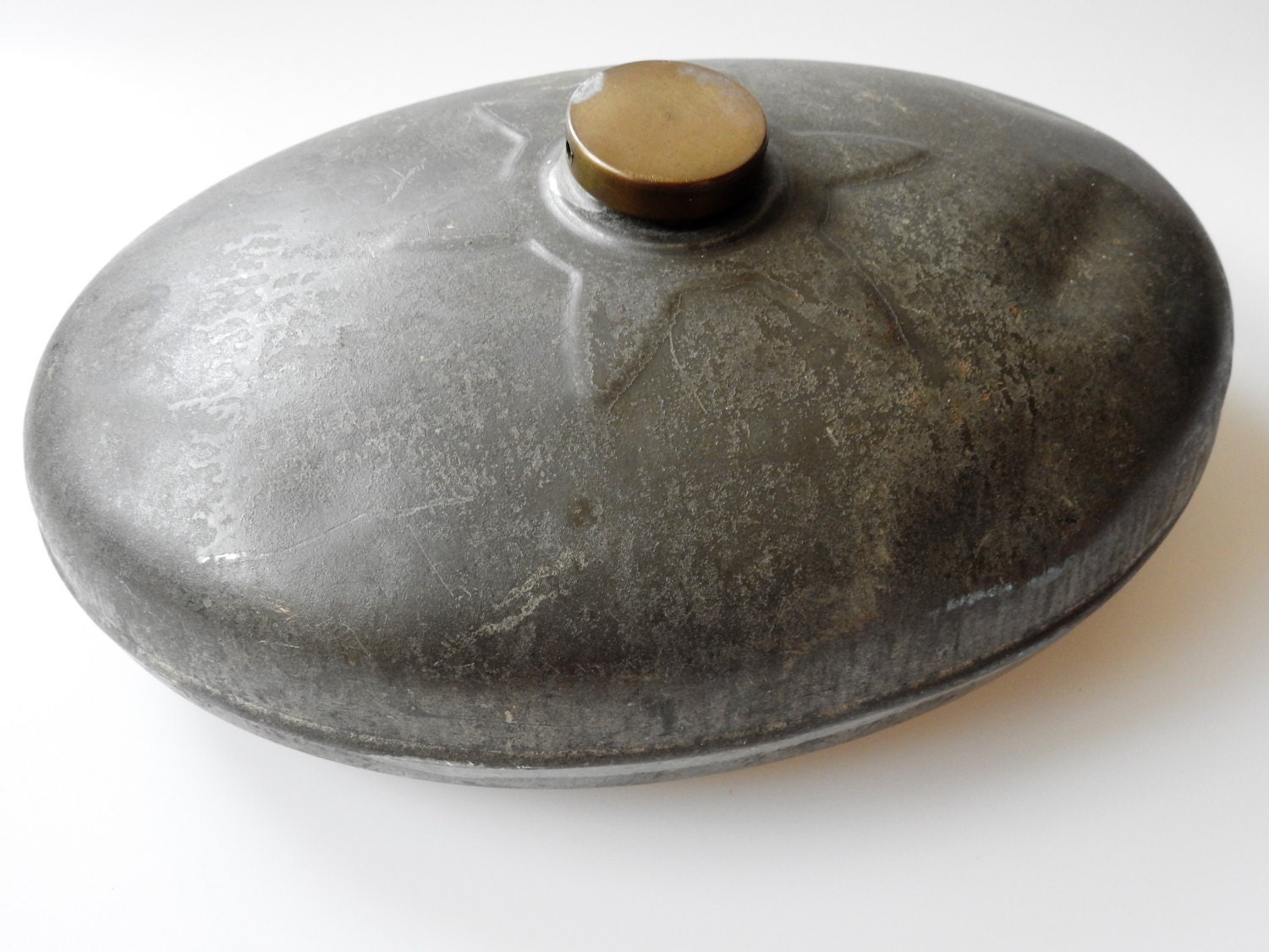 Old Metal Bed Warmer German Hot Water Bottle Foot Warmer