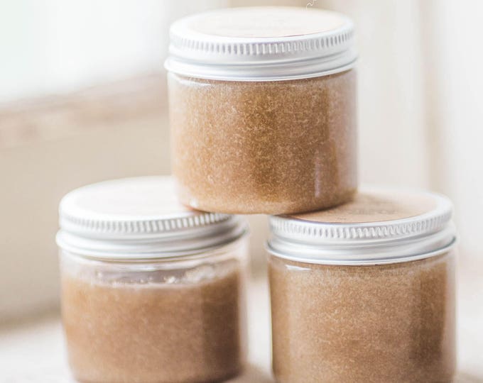 Coconut and Brown Sugar Scrub 4oz - Set of 48 Favors- Great for weddings, baby showers, bridal showers, client gifts