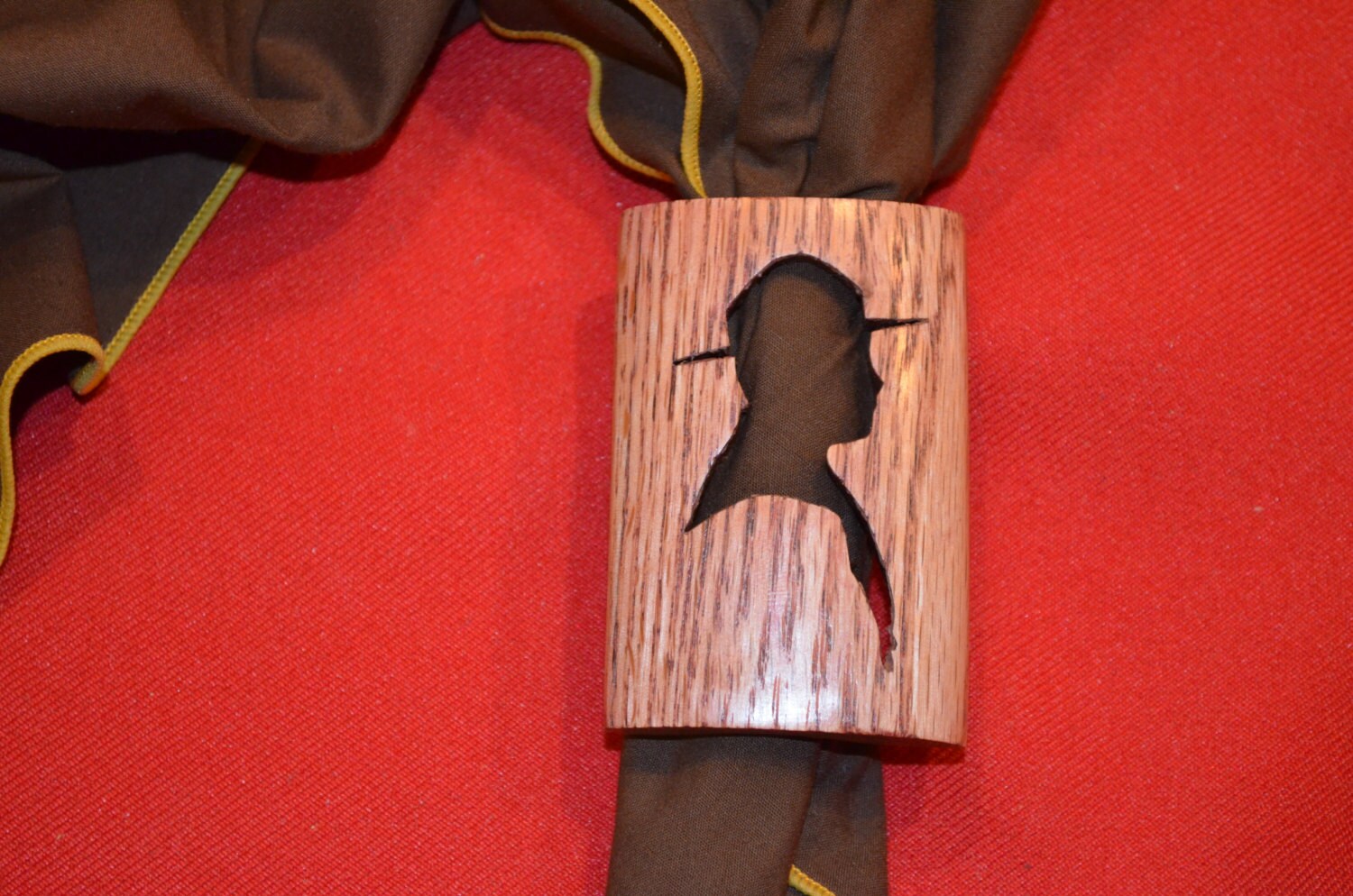 Boy Scout Silhouette Neckerchief Slide