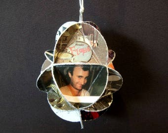 Rock Drummers Album Cover Ornament Made Of Record Jackets