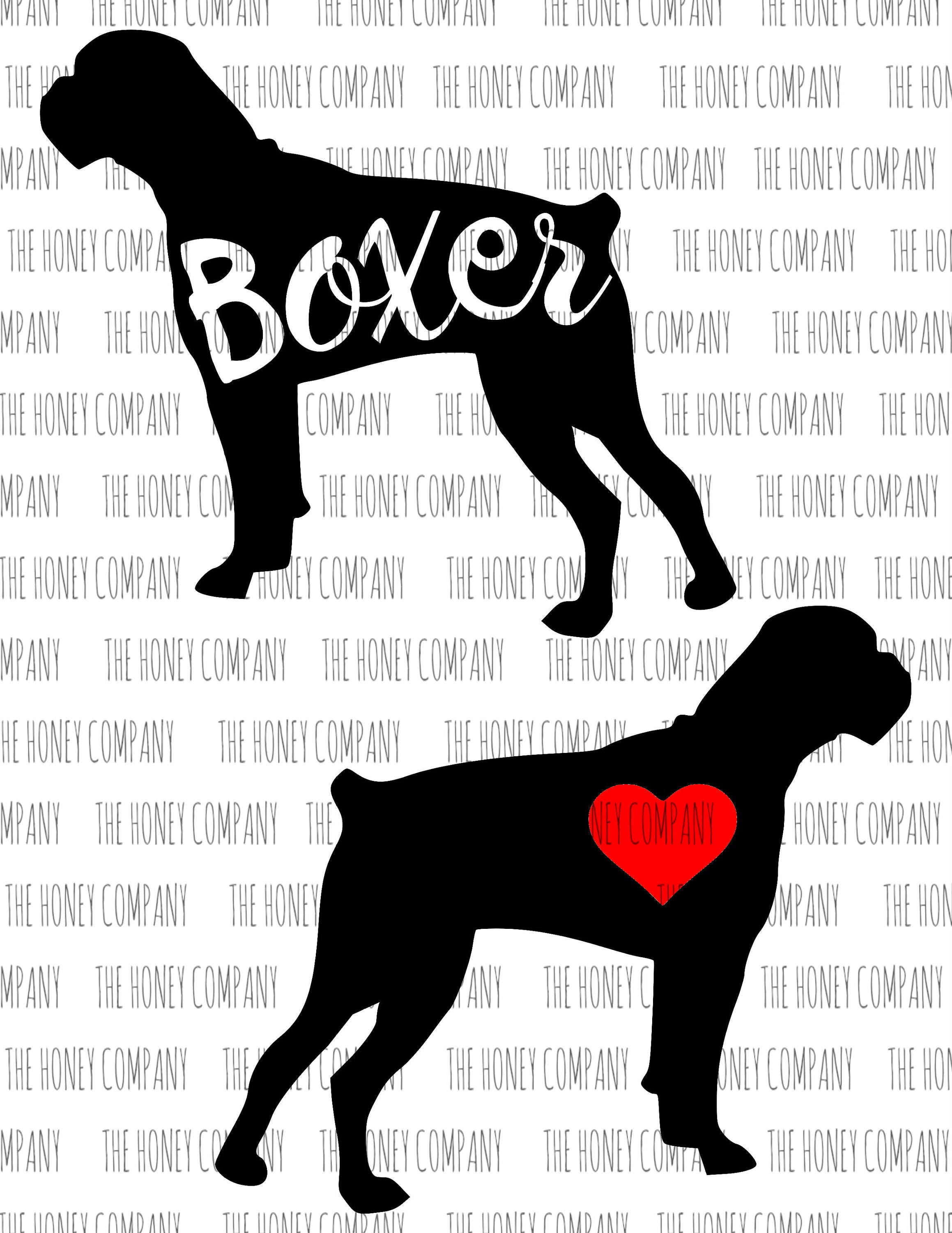 Download Free Svg Boxer Dog