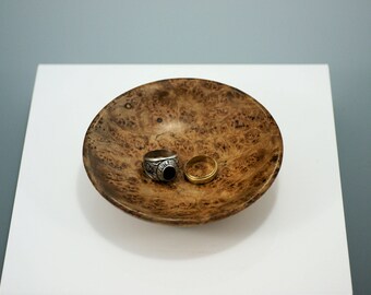 Maple Burl Ring Dish, B2818