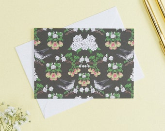 Orchard Blank Greeting Card // Blank Cards with Envelopes - Birthday Card for Her - Birthday Card Wife - Mothers Day Card - Notecard