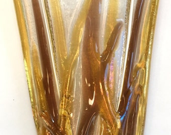 Mini Fused Glass Wall Vase