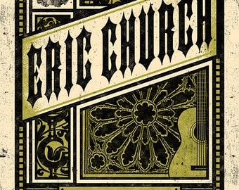Eric Church Poster, London, Ontario