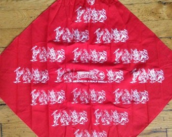 1988 TMNT Teenage Mutant Ninja Turtles bandana
