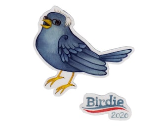 Birdie Sanders Bernie Sanders Magnet / Bernie 2020 / 2016 Election / Refrigerator Magnet / Office Magnet