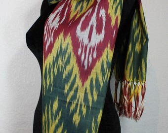 Ikat Scarf, Scarf, Sc107