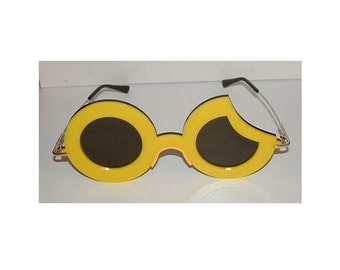 Glasses anime Yellow Sun crescent Moon cosplay costume