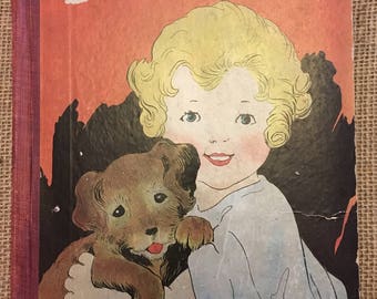 Antique 1900 Children's Book "Wide Awake," Part of the Bright Eyes Series, No. 210, Published by M.A. Donohue & Co.