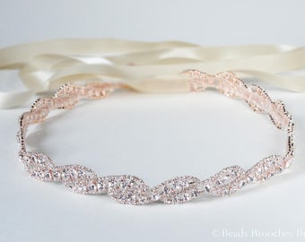 Rose Gold Belt, Rose Gold Wedding Belt,Rose Gold Bridal Sash,Rose Gold Bridesmaid Bridal Belt,Rose Gold Wedding Sash,Rose Gold Wedding