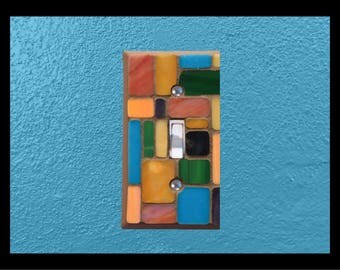 Pastiche - Stained Glass Mosaic Switch Plate