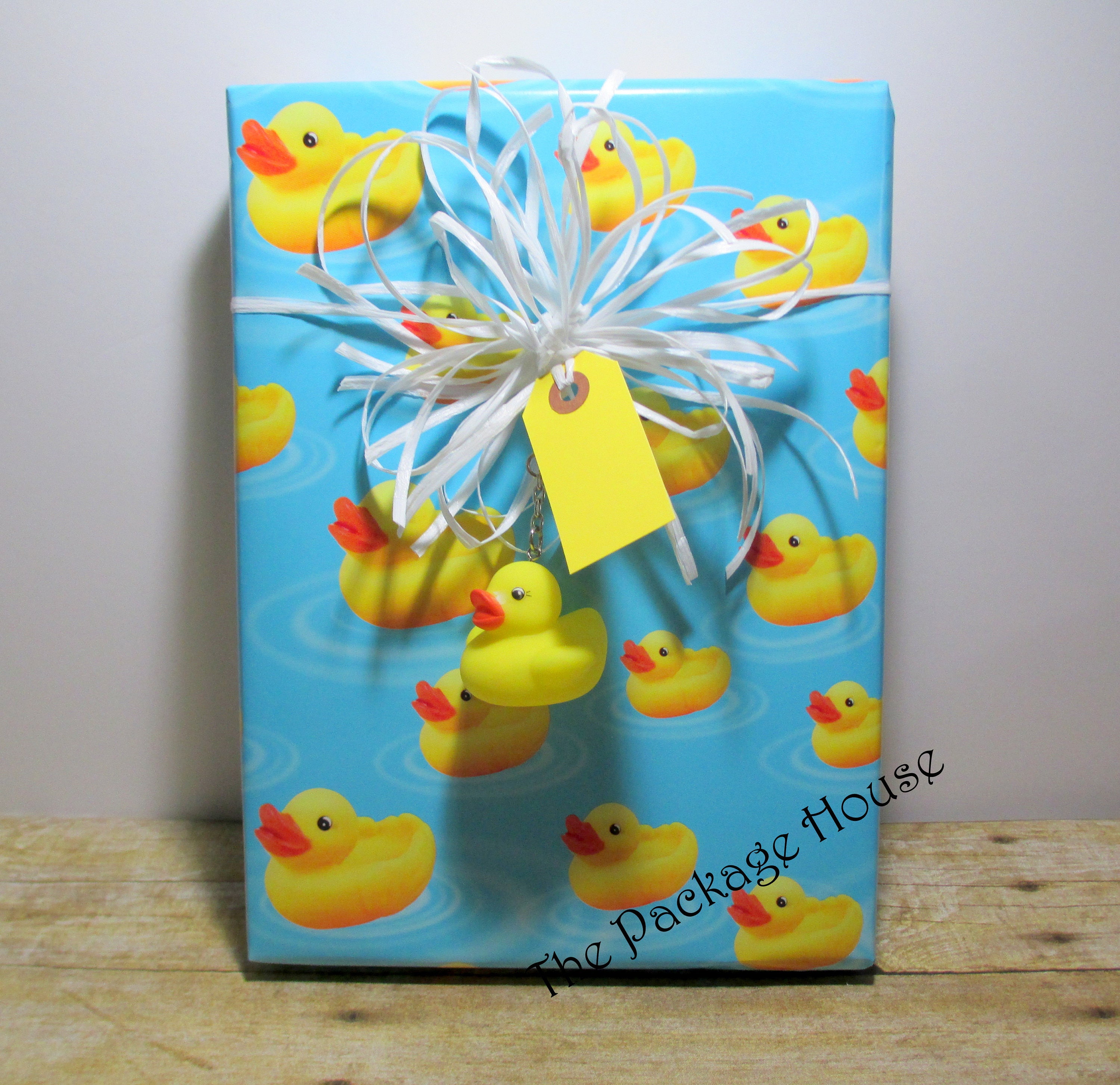 Duck Gift Wrap Rubber Duck Gift Wrap Duck wrapping paper