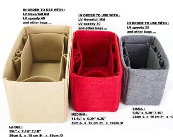 PROMOTIONAL SALE - Bag shaper Purse insert organizer bag insert with Ipad place / Color Option available