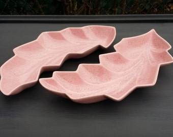 Enchanto Pink with Black Specks Leaf Trays