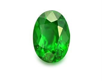1.14ct Tsavorite Green Garnet Oval Shape Loose Gemstones (Watch Video) Free Shipping SKU 347A001