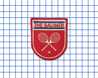 25% off Wes Anderson inspired The Royal Tenenbaums The Baumer iron-on fan patch