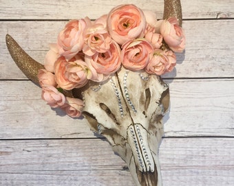 Bull Skull Wall Decor cow skull | etsy Bull Skull Wall Decor cow skull | etsy