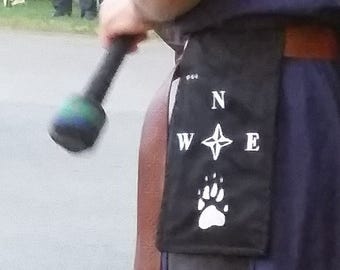 Lefty Southpaw Belt Flag with Pocket