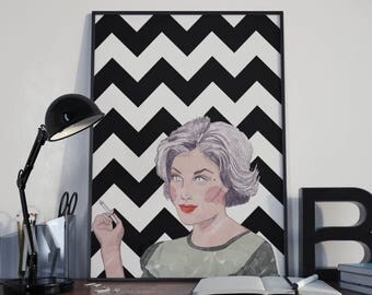 Audrey Horne Twin Peaks Print