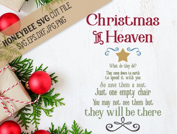 Download Christmas in Heaven Tree svg SVG file SVG files Cut files