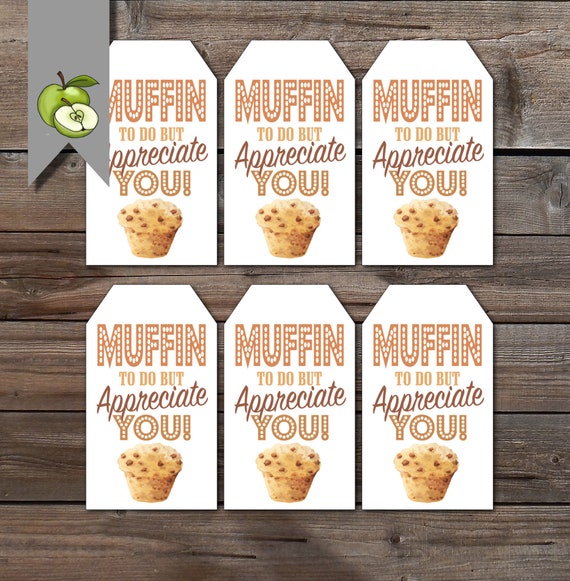 Template Muffin To Do But Appreciate You Free Printable Printable 