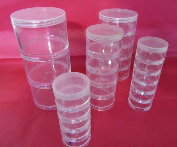 Clear Plastic Round Containers