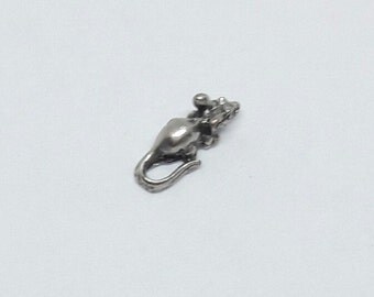 Rat Mouse - Silver HGC0211 Floating Charm for Glass Memory Lockets