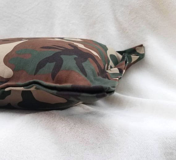 camo dog pillow