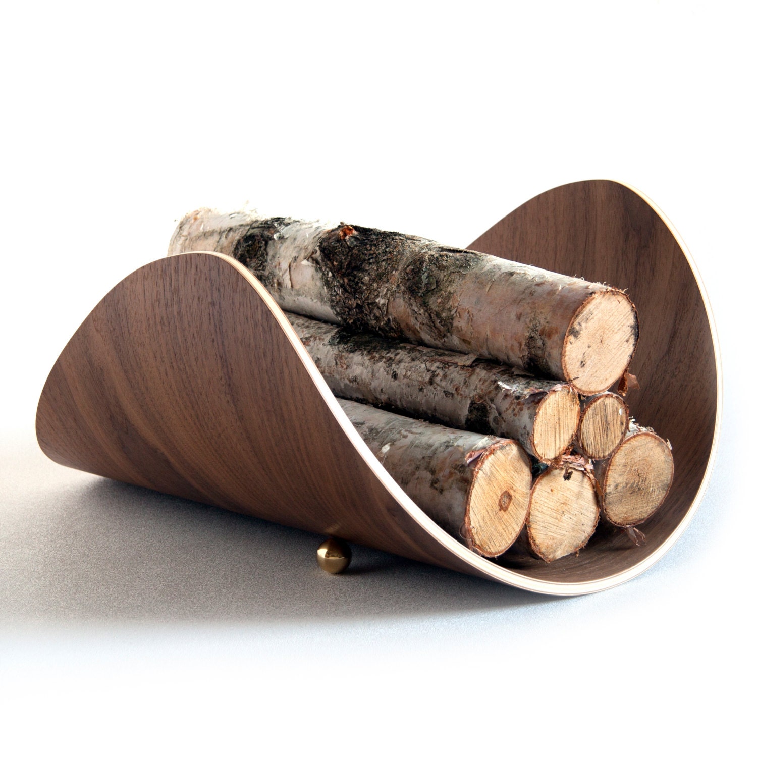 Firewood Holder Bent Plywood Log Holder Firewood Rack