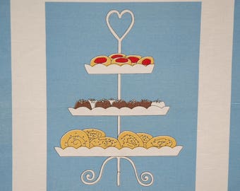 Sweats and biscuits towel Tea towel Linen towel 18'x28' (45X70 cm) Dish towel Candies towel Gift For Candies Lover Candies kitchen towel
