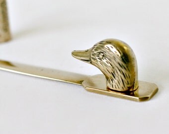 Vintage Brass Duck Letter Opener - Mid Century Desk Accessory Farmhouse Office Decor - Gift for Him