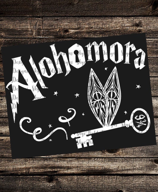 Download Alohomora SVG Studio.3 Silhouette Cricut wizard Flying Key