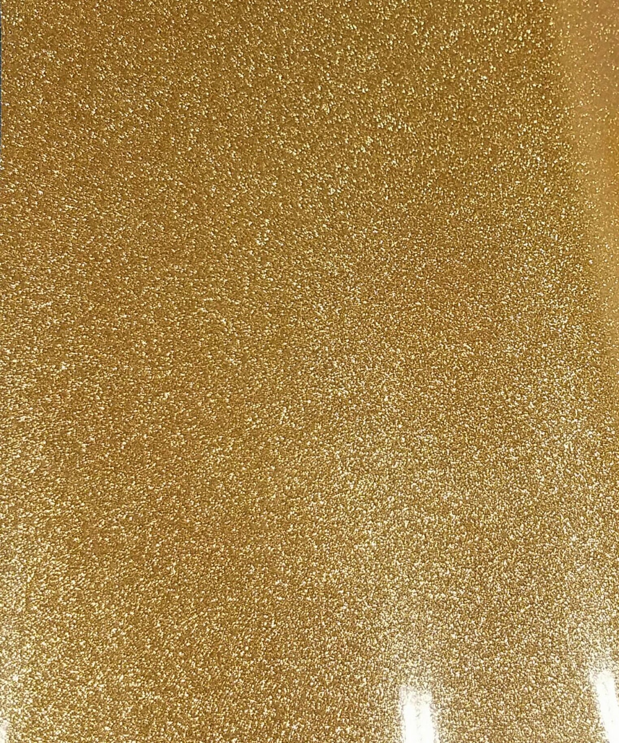 Old gold Glitter HEAT TRANSFER vinyl sheet by
