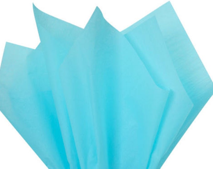 Blue Tissue Paper 480 Large Sheets