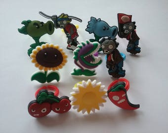 Plants vs. Zombies Rings Party Favor Cupcake Toppers