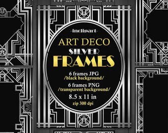 Art deco frame | Etsy