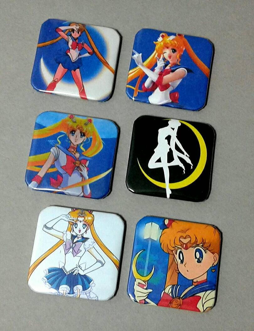 Sailor Moon Fridge Magnets Cosplay Japanese Art Anime Art