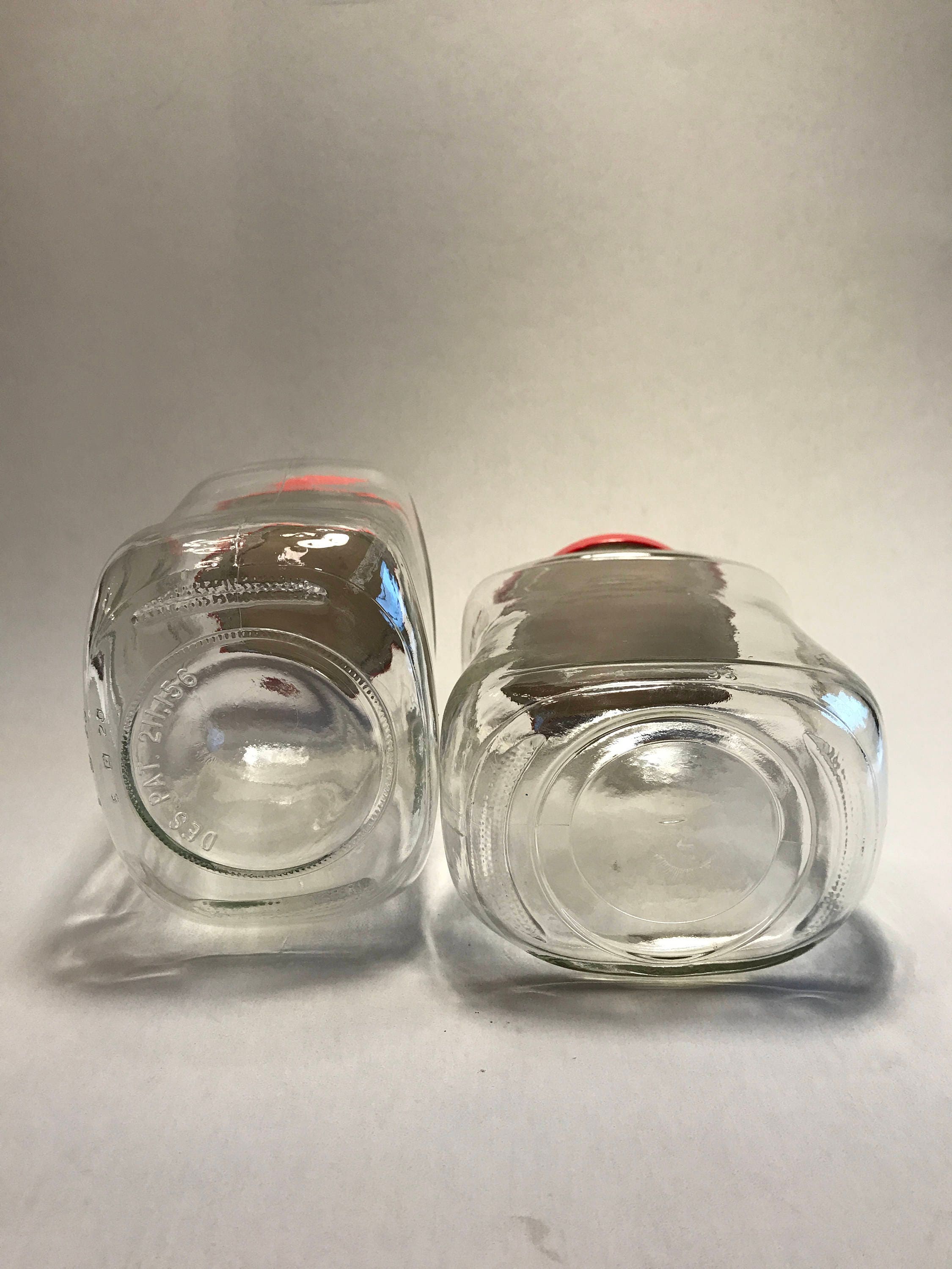 TASTER'S CHOICE COFFEE Glass Jar Vintage Collectible